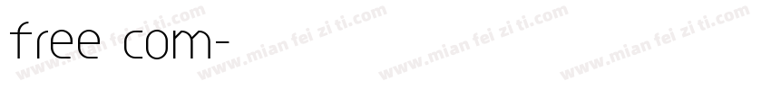 free com字体转换